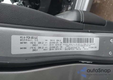 2015 Dodge Durango Sxt from USA, damaged, VIN 1C4RDJAG8FC874343